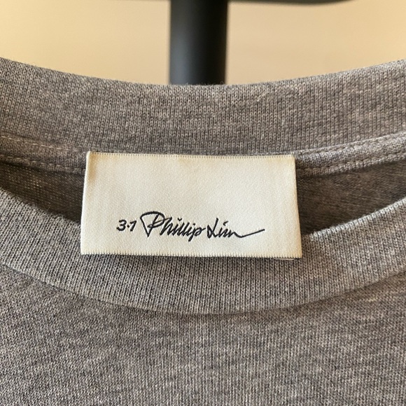 3.1 Phillip Lim Asymmetrical Mixed Media Dress - Picture 4 of 8